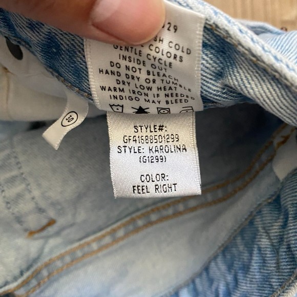 GRLFRND - Karolina Jeans Women's Blue "Feel‎ Right" Denim - Size 30 - Picture 10 of 10